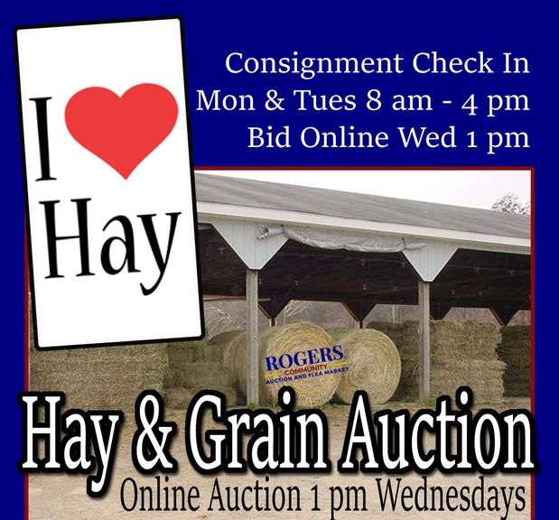 Hay & Grain Online Auction 1-7-26