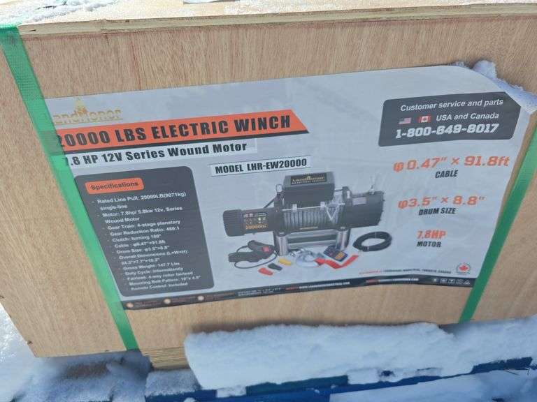 Landhonor 20,000lb Electric Winch