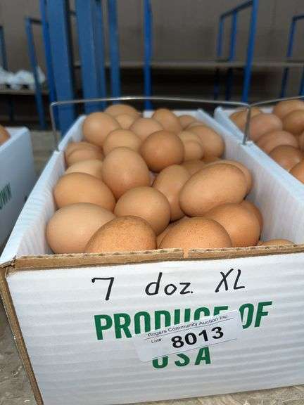 7 Doz Xlarge Brown Eating Eggs