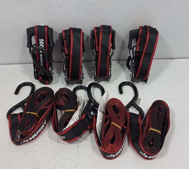 ( 4 ) HUSKY RATCHET STRAPS