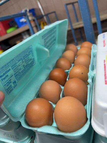 3 Doz Large Brown Eating Eggs