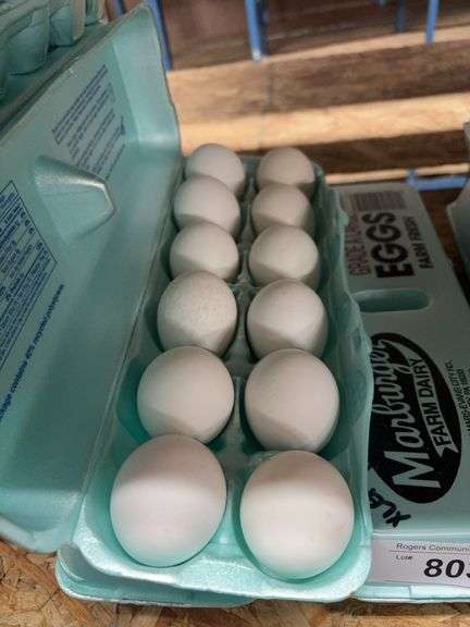 2 Doz White Eating Eggs