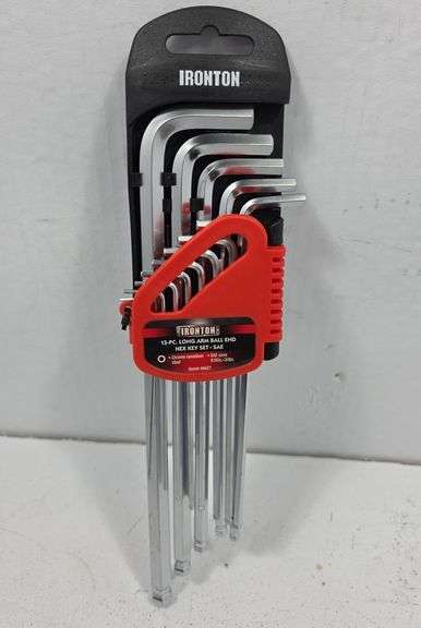IRONTON LONG ARM BALL END HEX KEY SET
