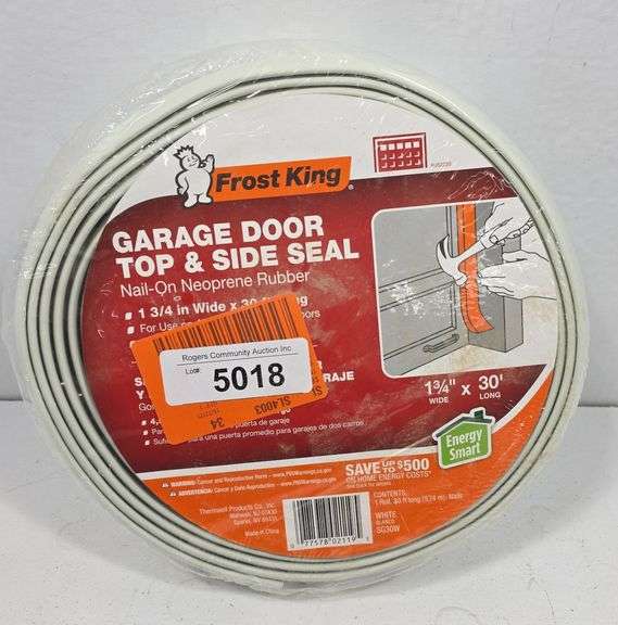FROST KING GARAGE DOOR TOP AND SIDE SEAL