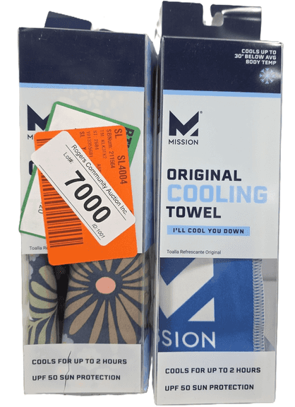 2 MISSION COOLING TOWELS