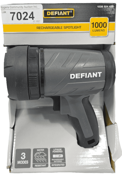 DEFIANT RECHARGABLE SPOT LIGHT