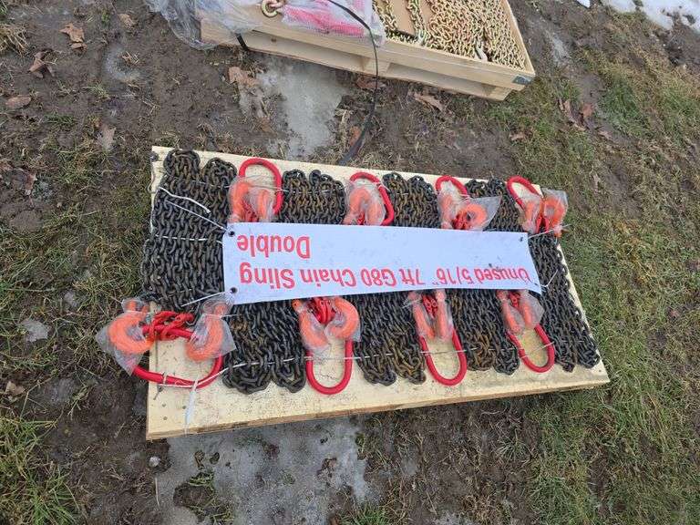 Landhonor 7' Double Legs Lifting Chains (8pcs)