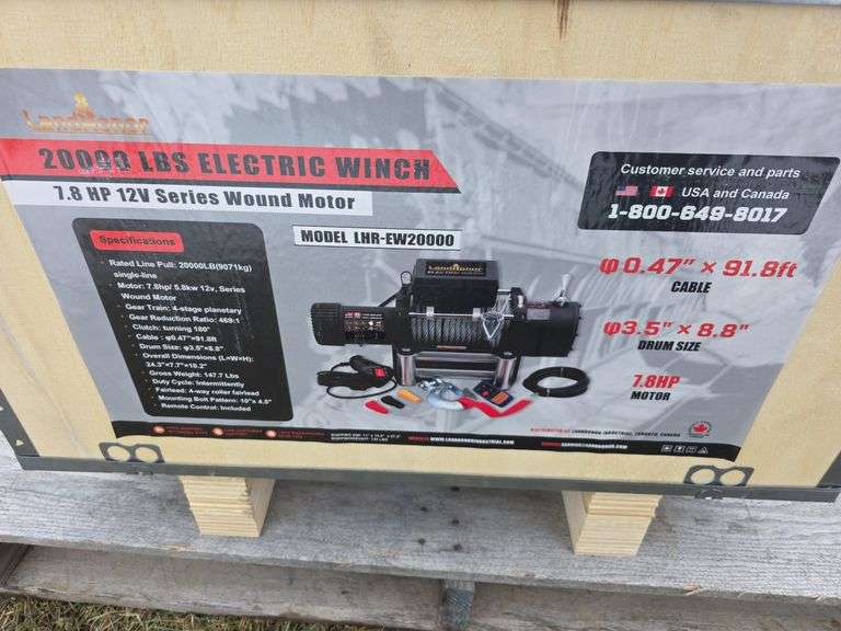 Landhonor 20,000lb Electric Winch