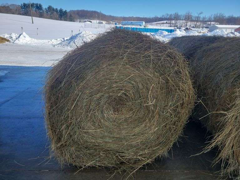 2 Round Bales 1st Mixed (5x4) Stored Inside