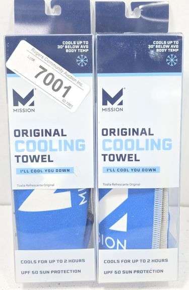 2 MISSION COOLING TOWELS