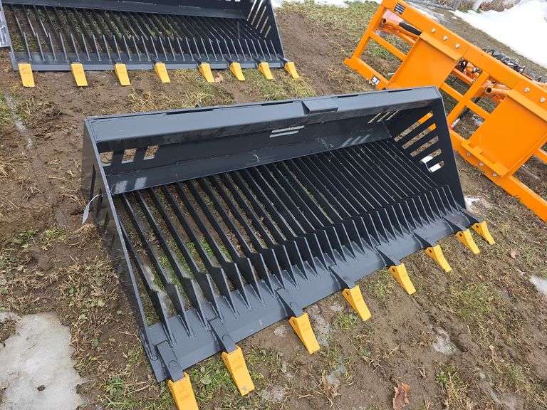 Landhonor Skid Loader 78" Rock Bucket