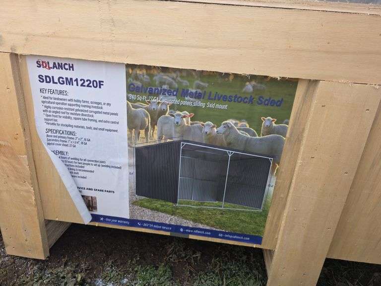 SDLanch 12' x 20' Livestock Shed