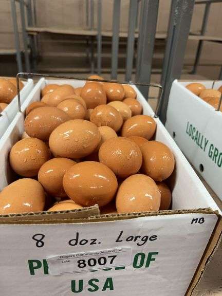 8 Doz Large Brown Eating Eggs