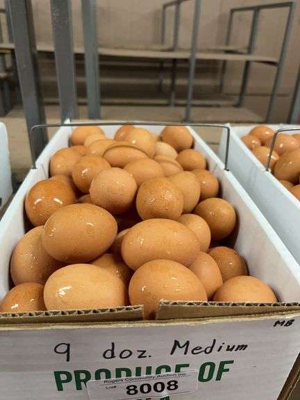 9 Doz Medium Brown Eating Eggs