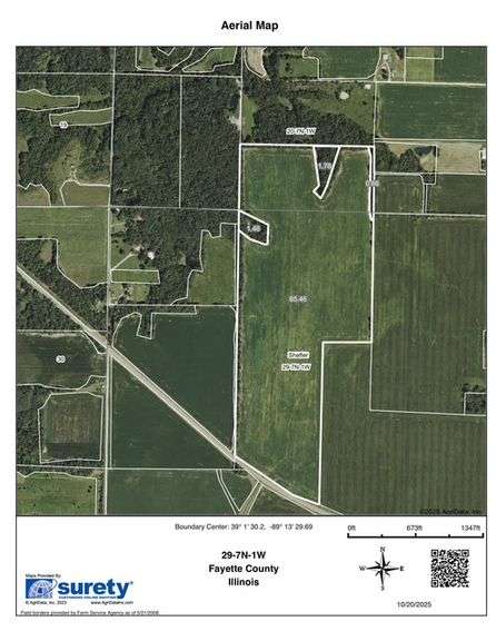 89 Acres +/- Fayette County Shafter IL Auction 