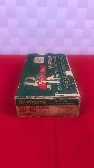 8rds Vintage Remington 30-40 Krag Ammo