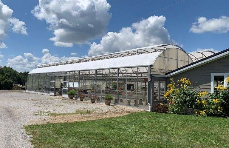 Absolute Online Only Quailcrest Farm Greenhouse Auction
