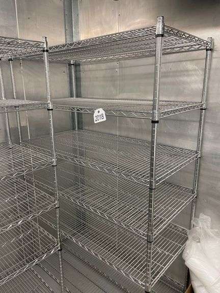 48"x24"x72" 6-Tier Stainless Shelf