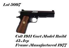 Colt 1911 Build 45ACP Semi Auto Pistol