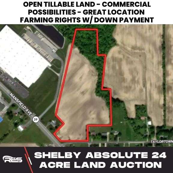 Shelby Absolute 24 Acre Land Auction
