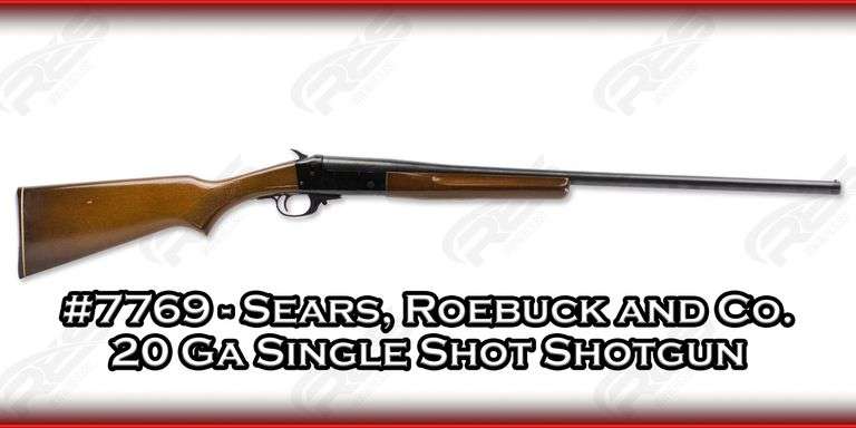 Sears, Roebuck and Co. 20 Ga Single Shot Shotgun - RES Auction Services