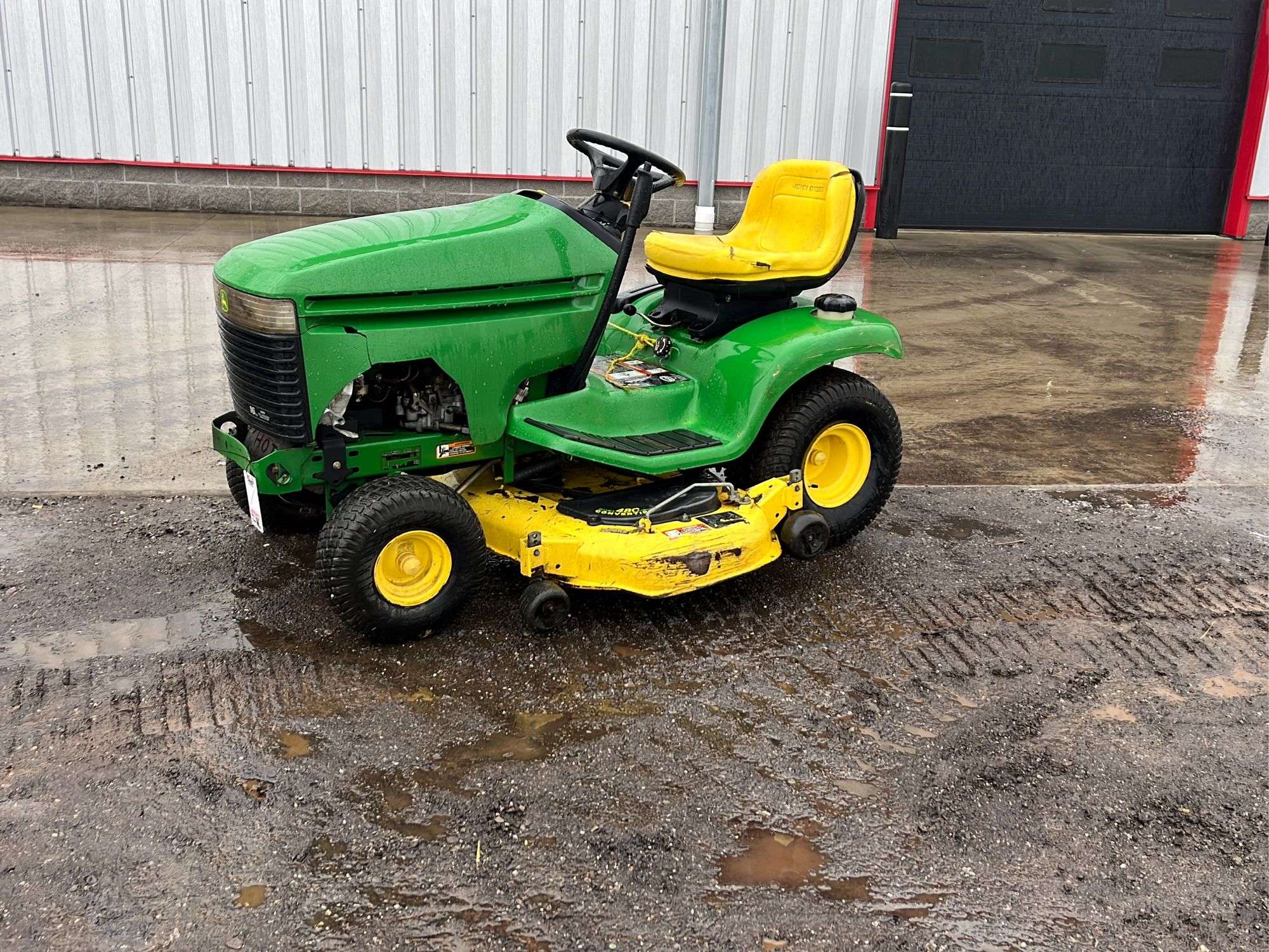 John Deere XL オーバーオール ブラック・グリーン　中古 John Deere XL オーバーオール ブラック・グリーン 中古