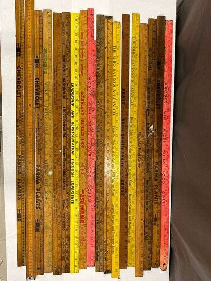 Assorted Yard Sticks - RES Auction Services