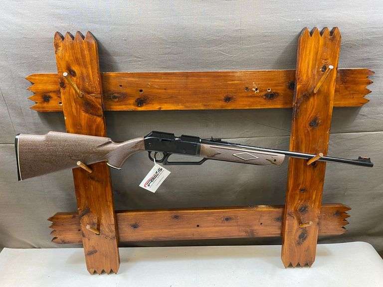 Gun Rack & Daisy Powerline 880 177 Pellet Gun - RES Auction Services