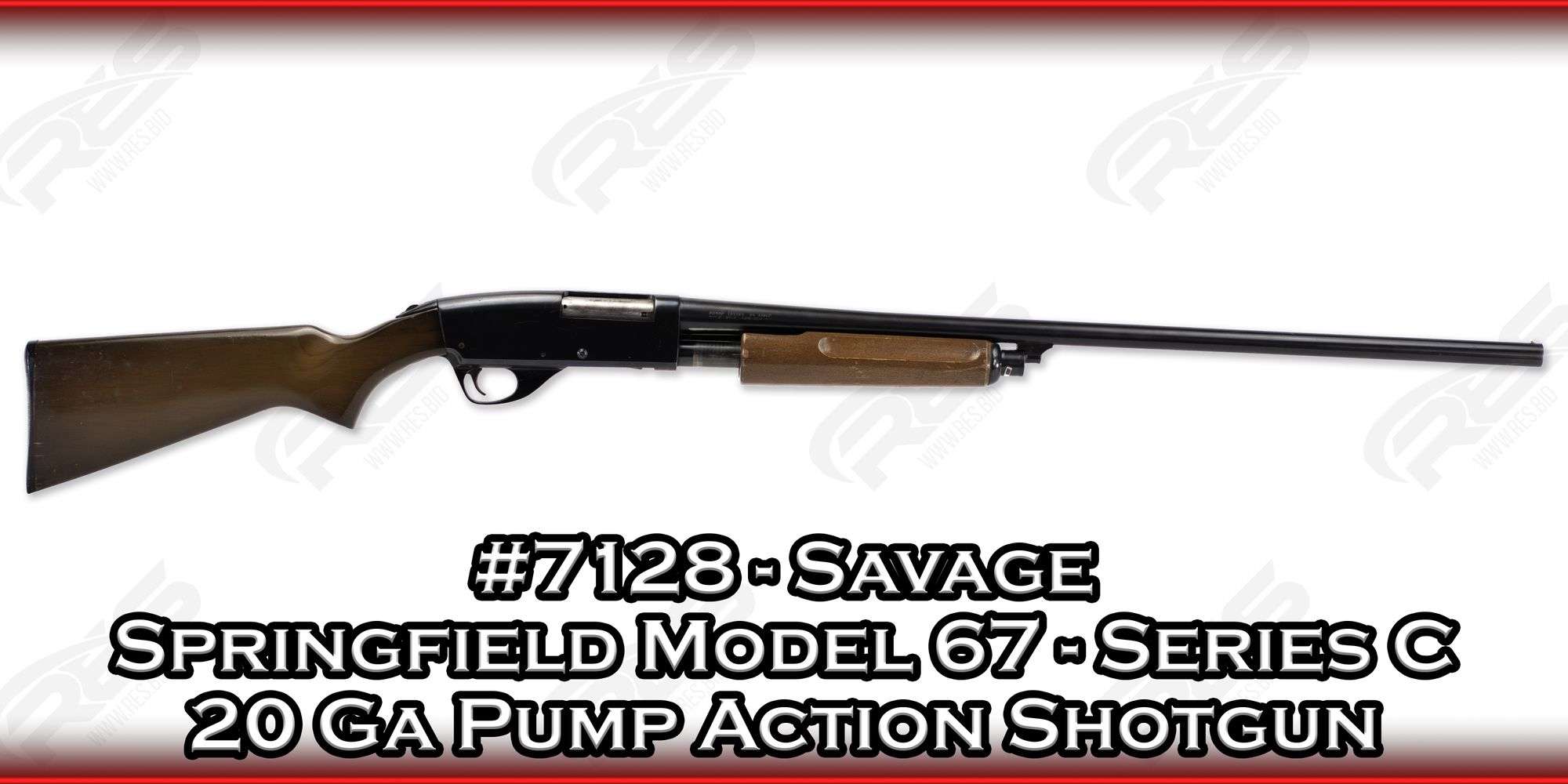 Savage Springfield Model 67 - Series C 20 Ga Pump Action Shotgun
