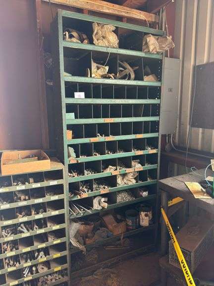 Large Metal Organizer - Contents Included