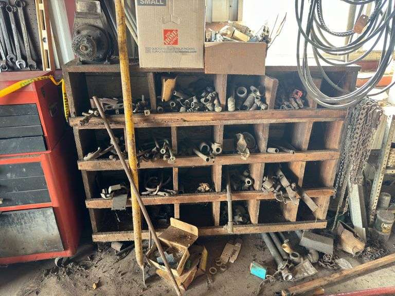 Wooden Organizer Shelf - Contents Included