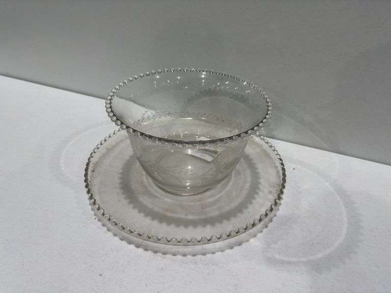 Punch Bowl & Serving Tray