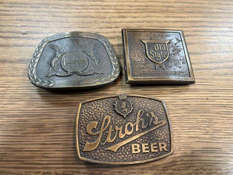 (3) Vintage Belt Buckles