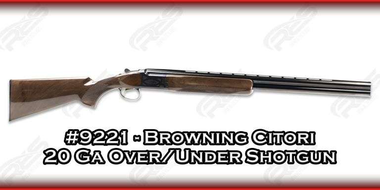 Browning  Citori  20 Ga  Over/Under Shotgun