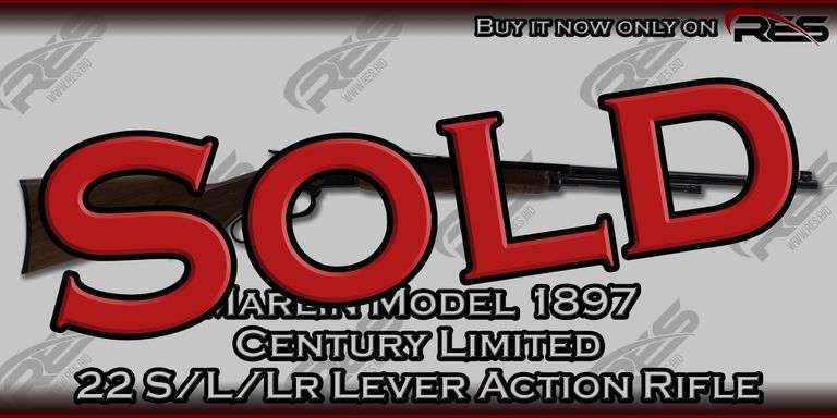Marlin  Model 1897 Century Limited  22 S/L/Lr  Lever Action Rifle