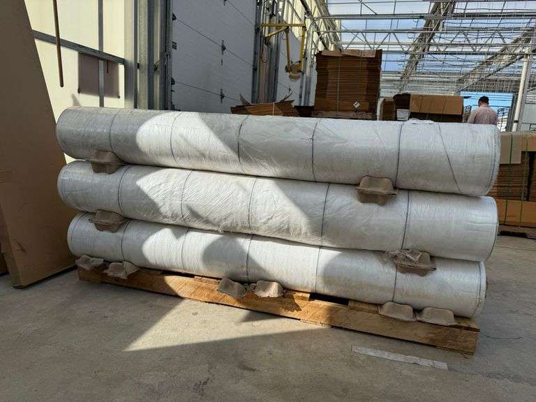 (3) Rolls of White 12' X 300' Grounds Cover