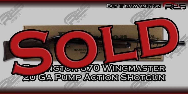 Remington   870 Wingmaster  20 Ga  Pump Action Shotgun