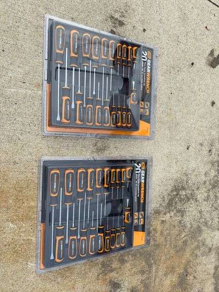 (2) GearWrench (20) Piece Screwdriver Sets