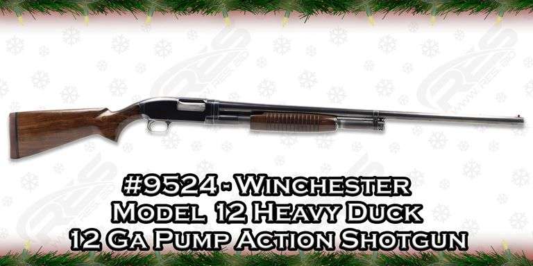 Winchester Model 12 Heavy Duck 12 Ga Pump Action Shotgun - RES Auction ...