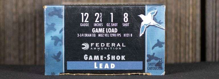 250rds / 1 Case Federal H1218 Game-Shok 12ga #8 Ammo