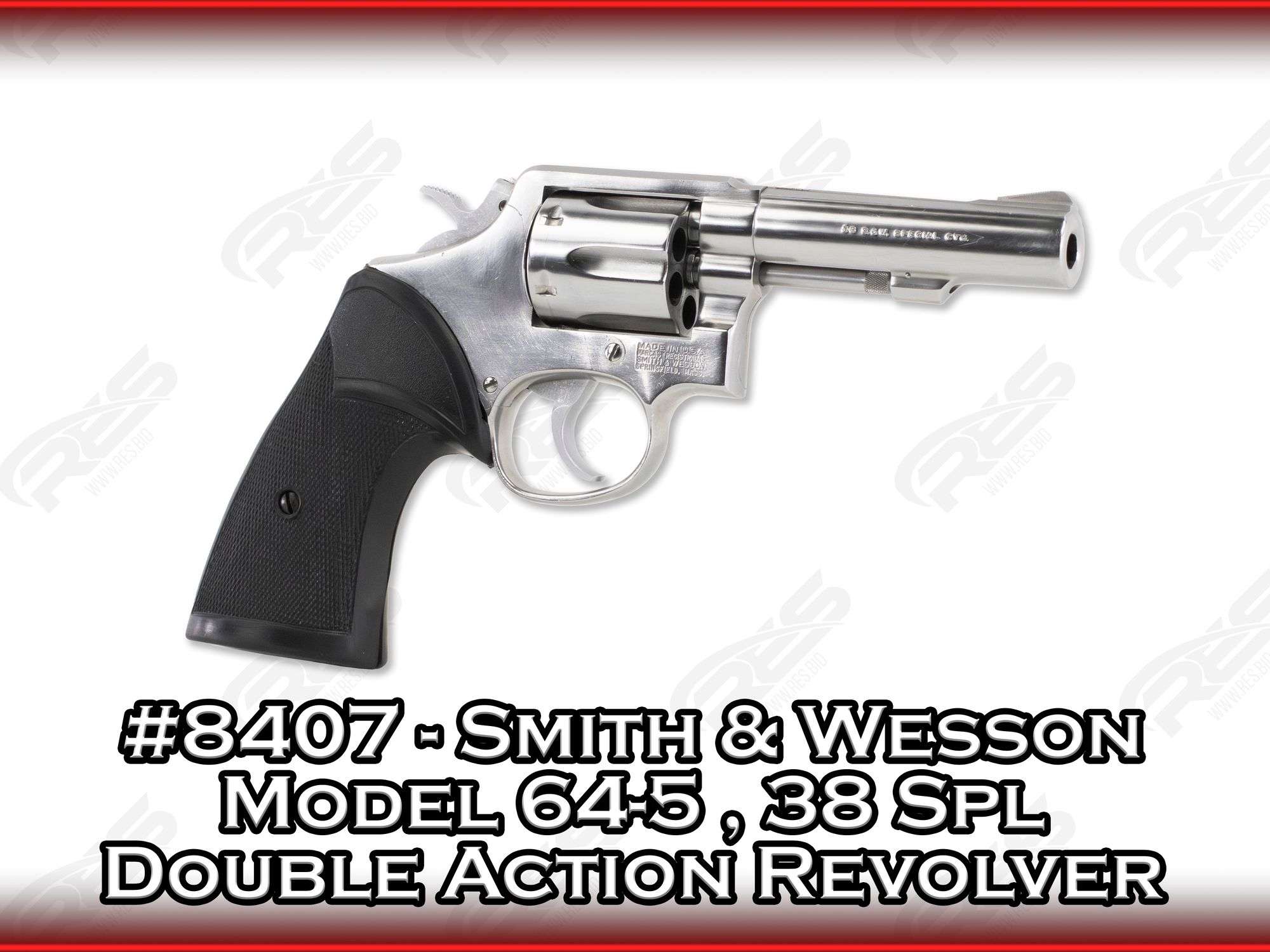 Smith & Wesson Model 64-5 38 Spl Double Action Revolver