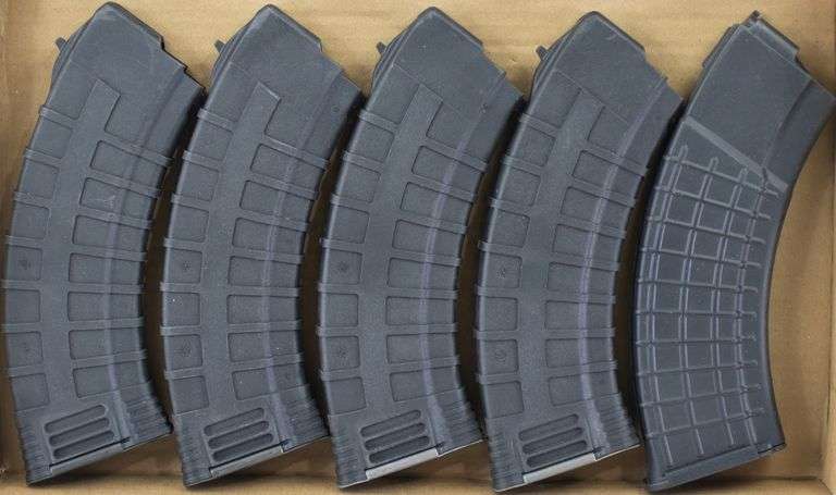 (5) 30rd AK-47 Plastic Magazines
