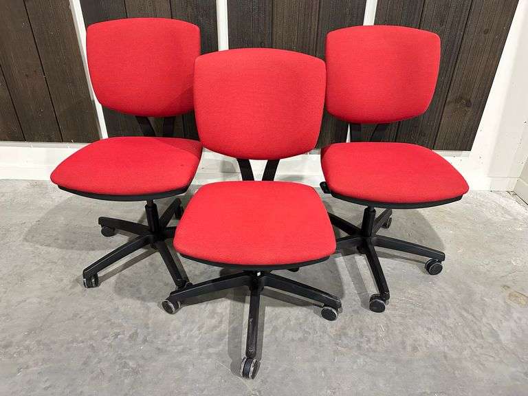 (3) Rolling Office Chairs