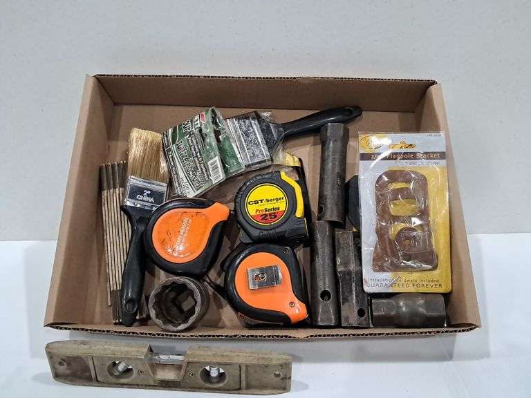 Tape Measures, Sockets & Flag Pole Brackets