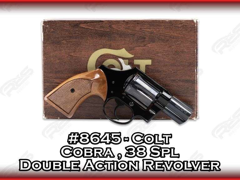 Colt  Cobra   38 Spl  Double Action Revolver