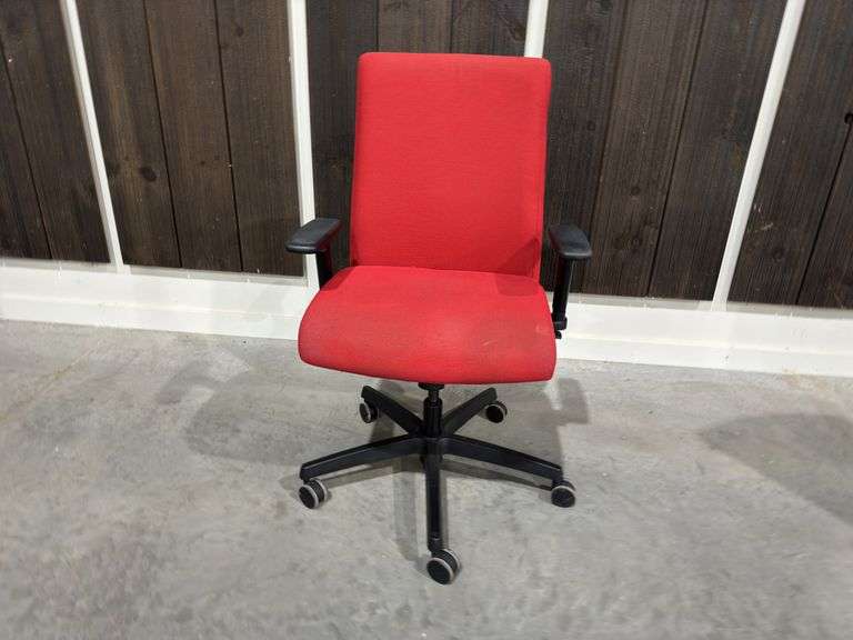 (3) Rolling Office Chairs w/ Armrests