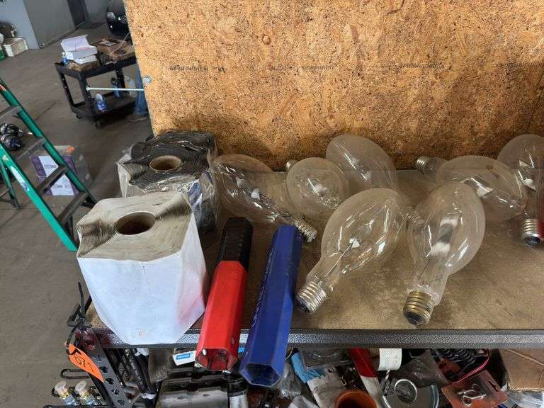 Assortment of Lights, Tools & Tape