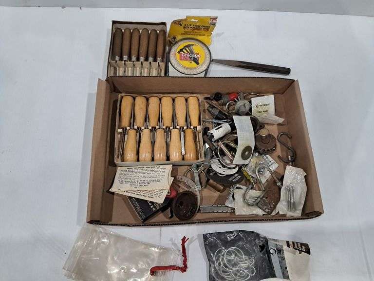 Screwdrivers, Chisels & Assorted Hardware