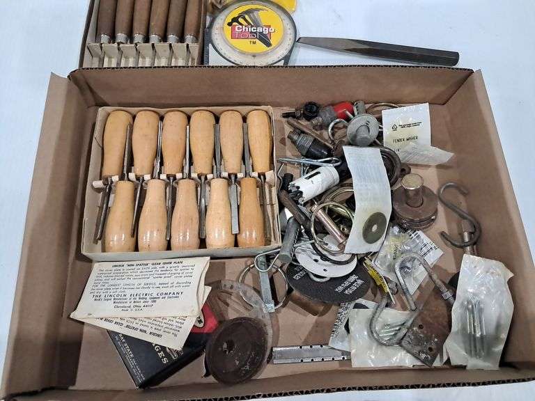 Screwdrivers, Chisels & Assorted Hardware