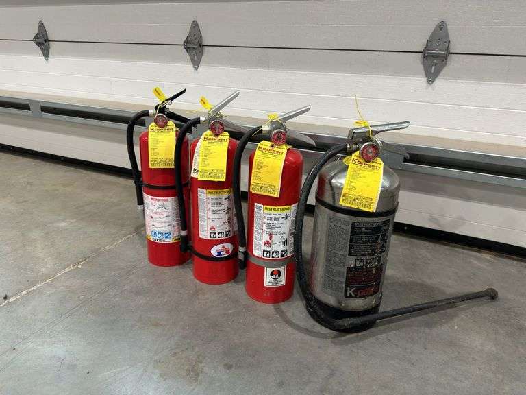 (4) Fire Extinguishers